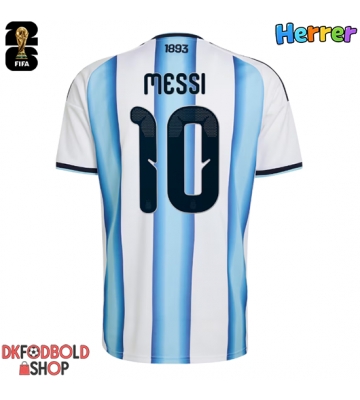 Argentina Lionel Messi #10 Hjemmebanetrøje VM 2026 Kort ærmer